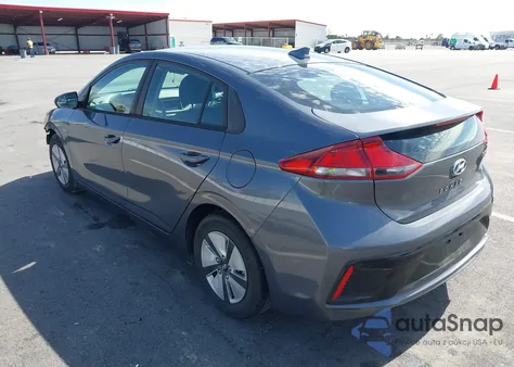 2019 Hyundai Ioniq Hybrid Blue from USA, damaged, VIN KMHC65LC1KU145022